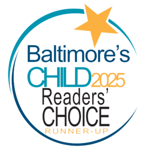 Badge reading Baltimore's Child 2025 Readers' Choice Runner-Up.